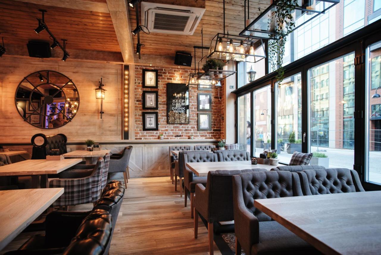 Apartamenty Chleb I Wino Gdaňsk Exteriér fotografie Interior of the restaurant